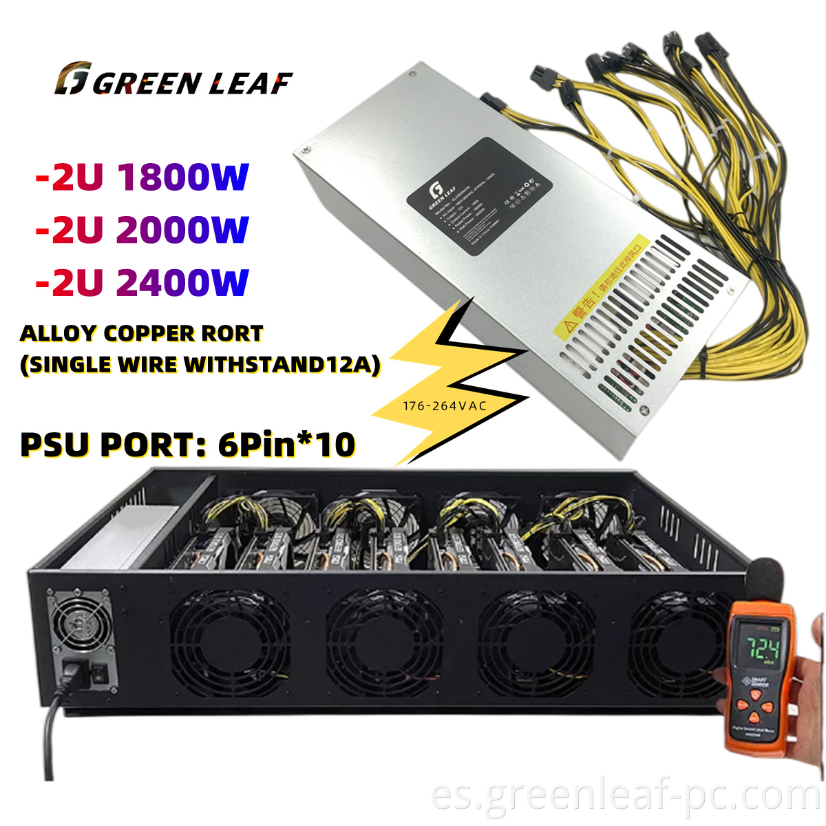 2400w 8 Gpu Power Supply